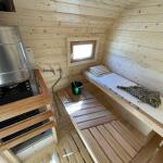 Квадро баня 6 метров с раздевалкой и панорамными окнами , фото 38