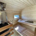 Квадро баня 6 метров с раздевалкой и панорамными окнами , фото 42