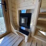 Квадро баня 6 метров с раздевалкой и панорамными окнами , фото 44