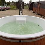 Композитная купель TG Spas Laguna 200 см с аэромассажем, гидромассажем и подсветкой, цвет барбарис, фото 26