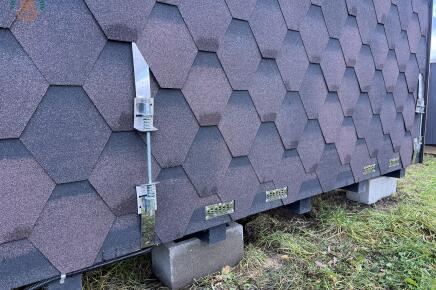 Баня Парус 6 метров с летним душем 