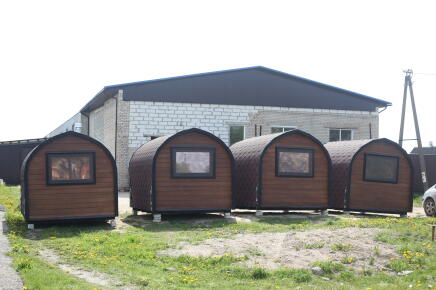 Арочный домик 3,3 м, две кровати