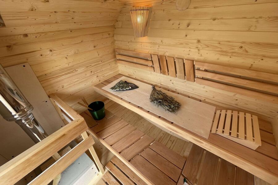 Квадро баня 2,5 м с козырьком, фото 3