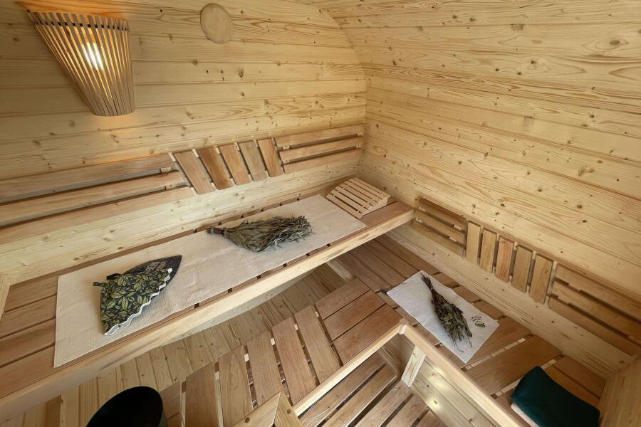 Квадро баня 2,5 м с козырьком, фото 4