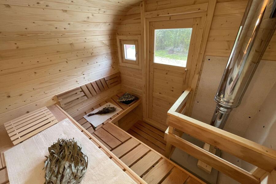 Квадро баня 2,5 м с козырьком, фото 5