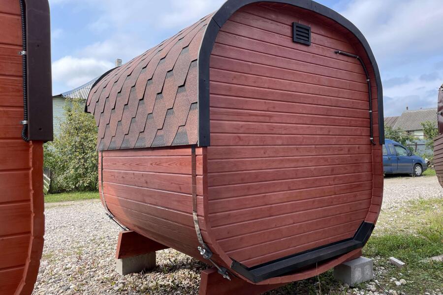 Квадро баня 2,5 м с козырьком, фото 7