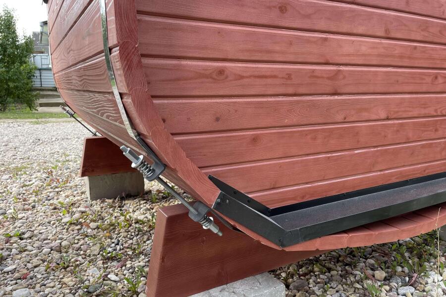 Квадро баня 2,5 м с козырьком, фото 8