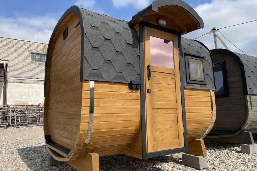 Квадро баня 2,5 м с козырьком, фото 11