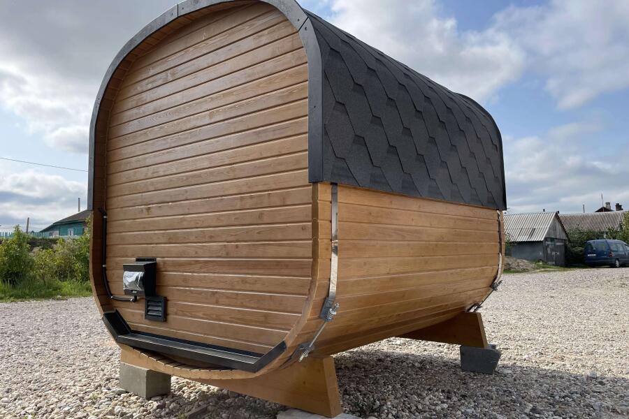 Квадро баня 2,5 м с козырьком, фото 12