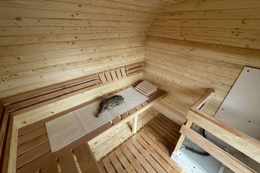 Квадро баня 2,5 м с козырьком, фото 13