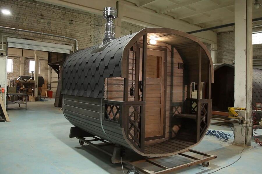 Квадро баня 2,5 м с козырьком, фото 17