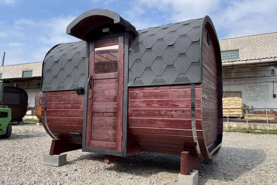 Квадро баня 3 м с козырьком, фото 6