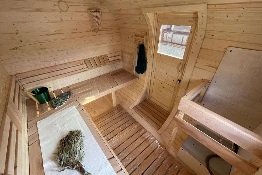 Квадро баня 3 м с козырьком, фото 9