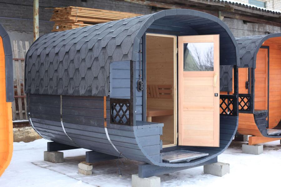 Квадро баня 3 м с козырьком, фото 12