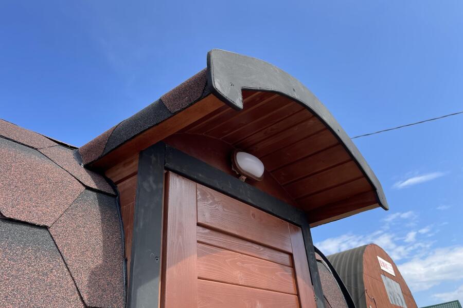 Квадро баня 3,5 м с козырьком, боковой вход, фото 5