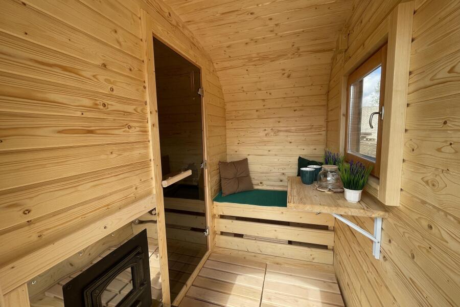 Квадро баня 3,5 м с козырьком, боковой вход, фото 7