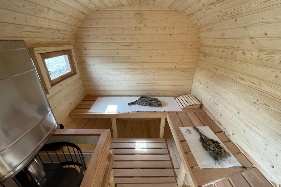 Квадро баня 3,5 м с козырьком, боковой вход, фото 10