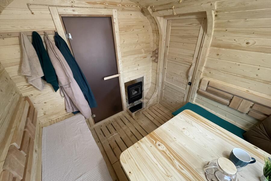 Квадро баня 4,5 м с козырьком, боковой вход, фото 7