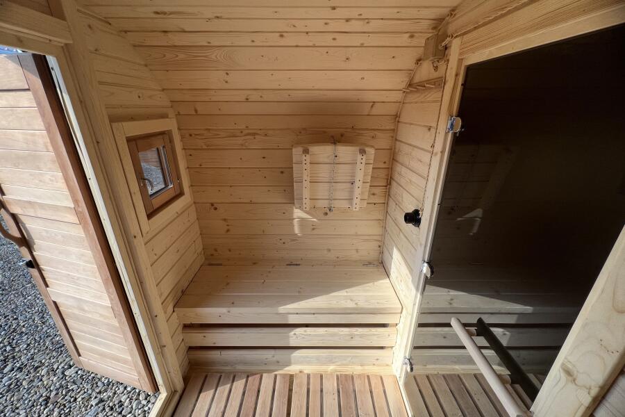 Квадро баня 4 м с козырьком, фото 6