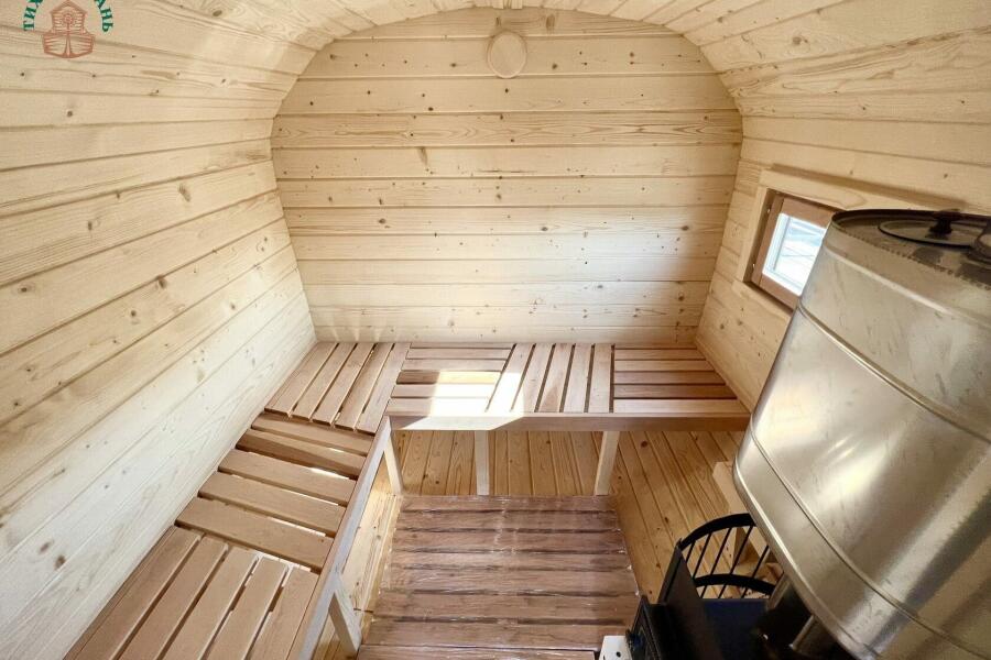 Квадро баня 4 м с козырьком, фото 12