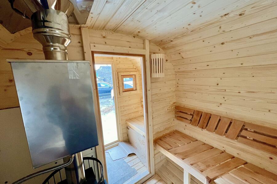 Квадро баня 5 м с козырьком, фото 6