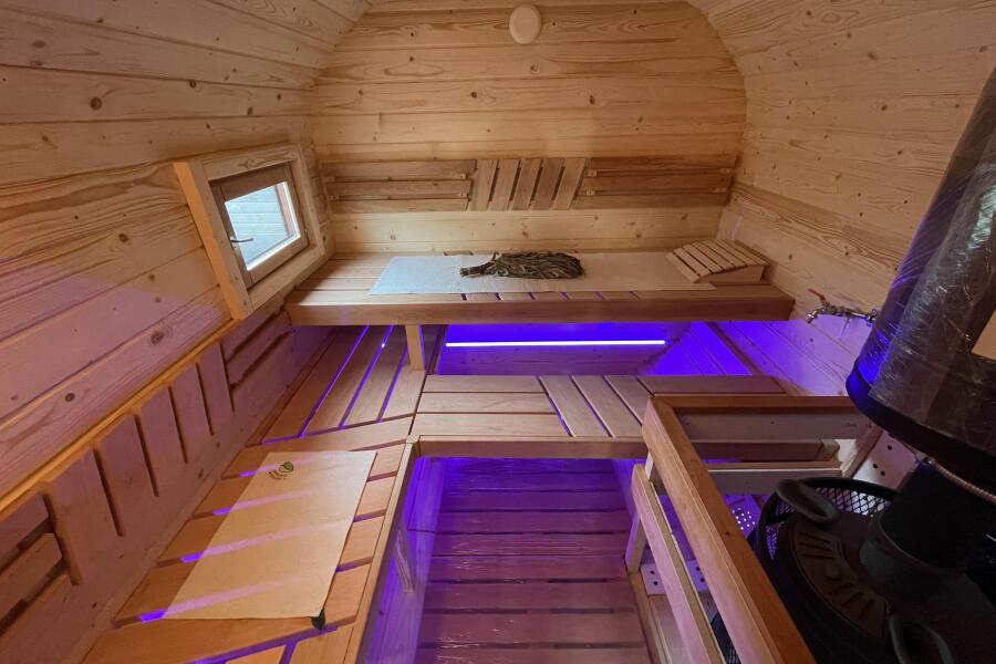 Квадро баня 6 м с козырьком, 3 комнаты, боковой вход, фото 7