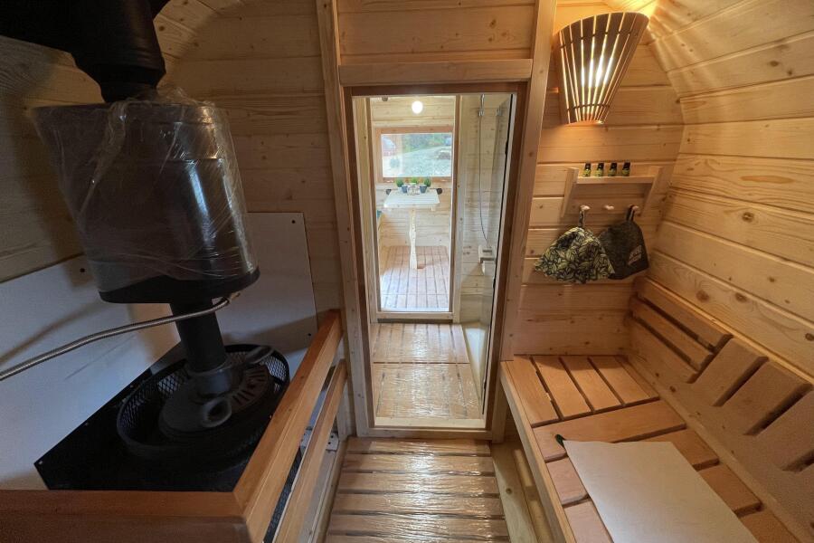 Квадро баня 6 м с козырьком, 3 комнаты, боковой вход, фото 8