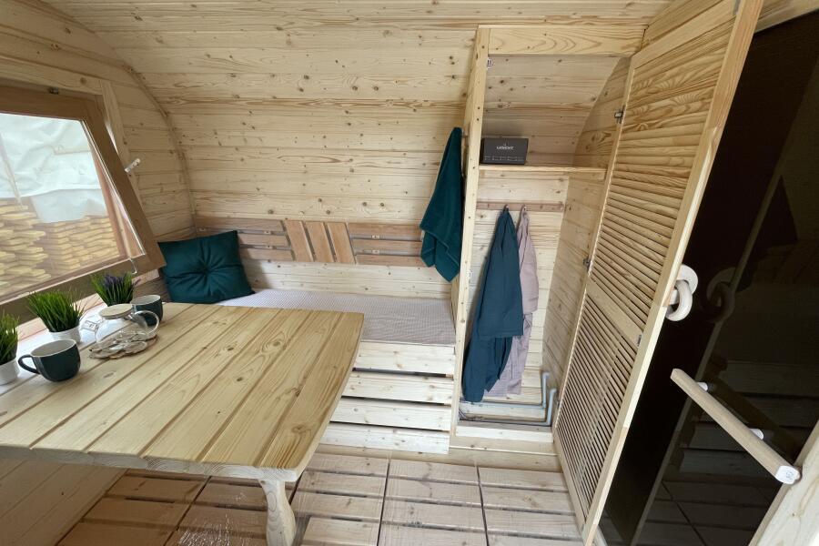 Квадро баня 6 м с козырьком, 3 комнаты, боковой вход, фото 12