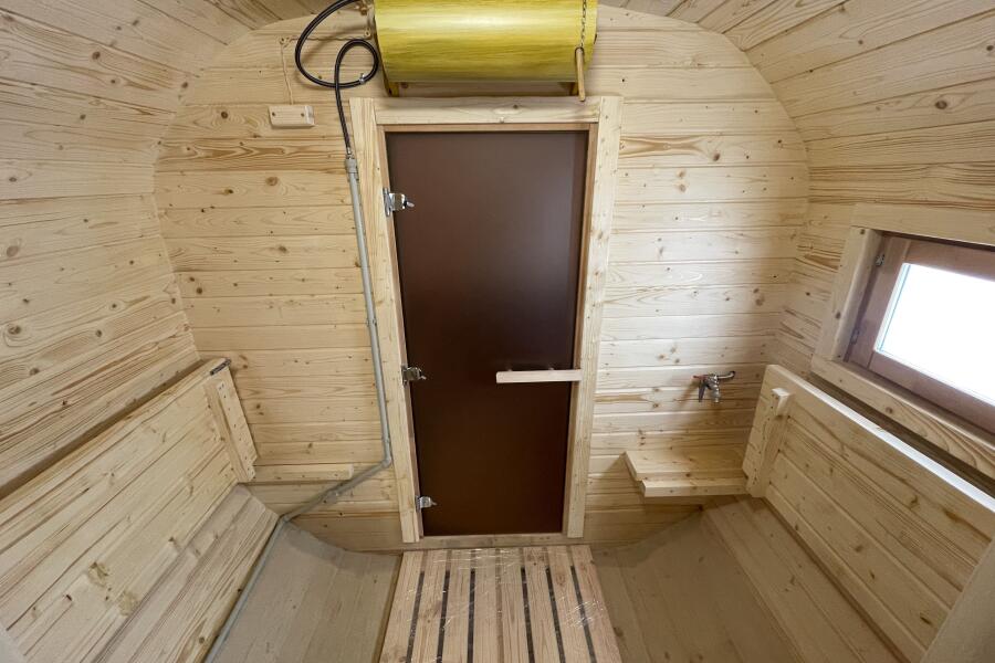 Квадро баня 6 м с козырьком, 3 комнаты, боковой вход, фото 14