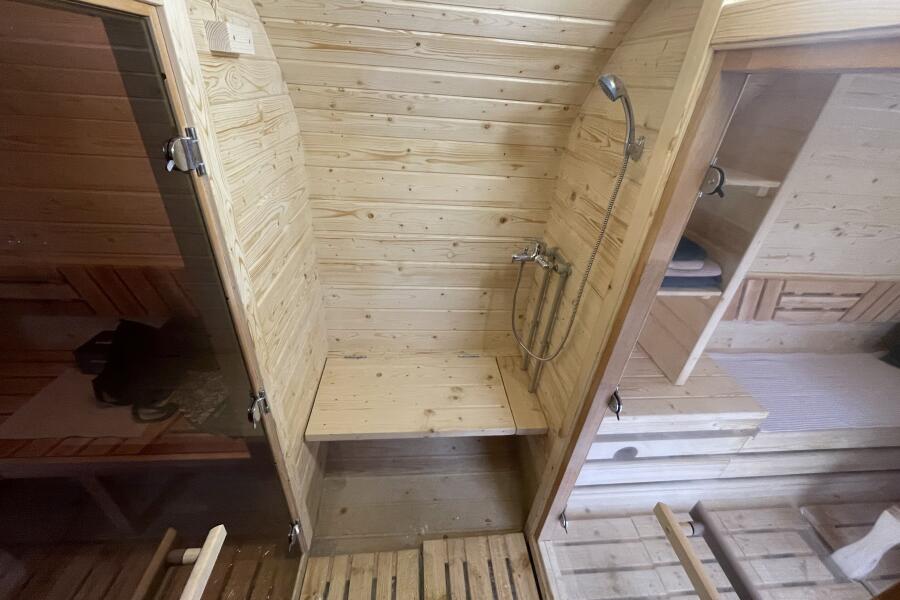 Квадро баня 6 м с козырьком, 3 комнаты, боковой вход, фото 18