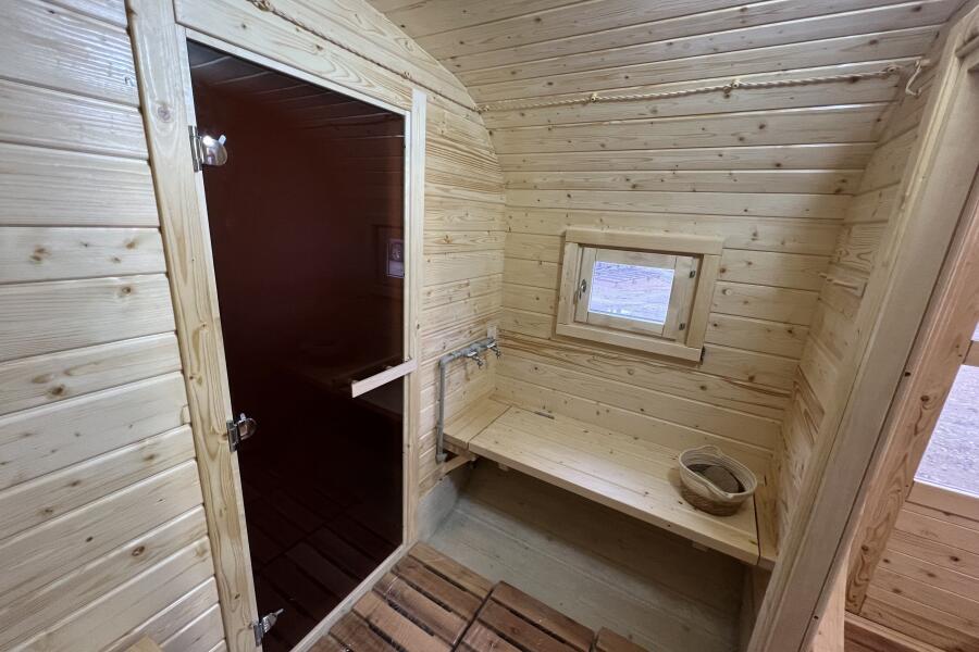 Квадро баня 6 м с козырьком, 3 комнаты, боковой вход, фото 20