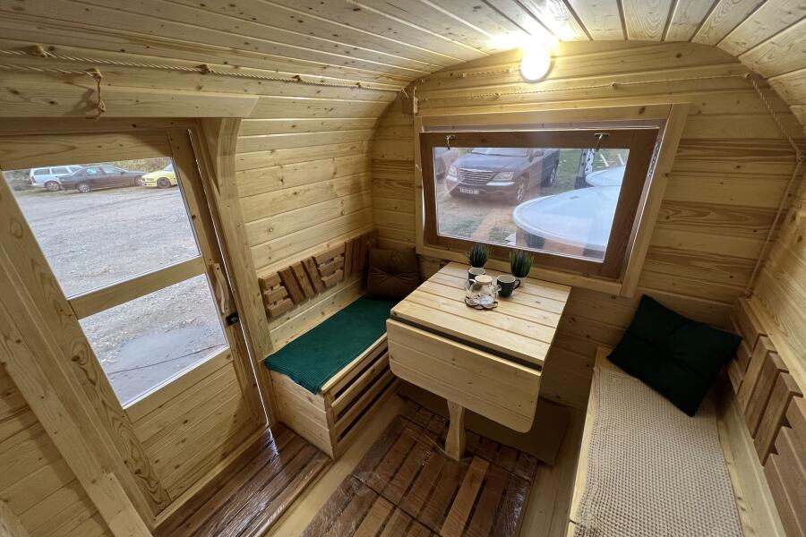 Квадро баня 6 м с козырьком, 3 комнаты, боковой вход, фото 21