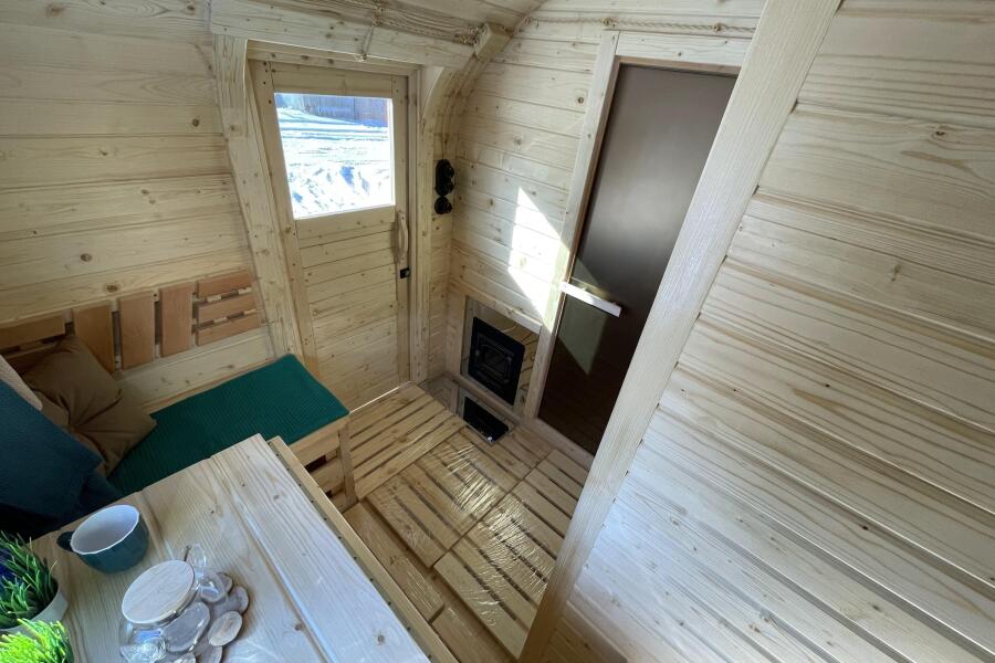 Квадрохаус баня 4 м с козырьком, боковой вход , фото 6