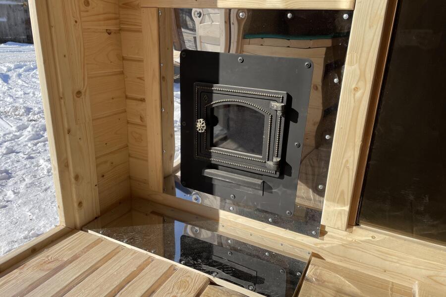 Квадрохаус баня 4 м с козырьком, боковой вход , фото 8