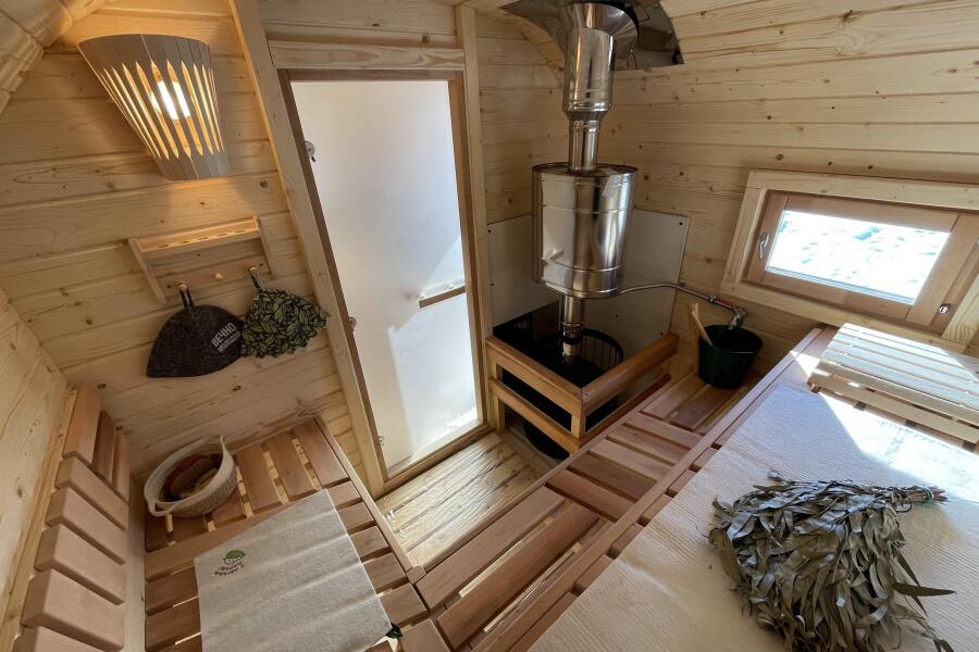 Квадрохаус баня 4 м с козырьком, боковой вход , фото 9