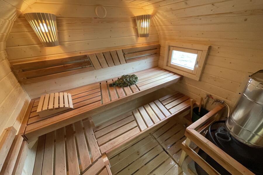 Квадрохаус баня 4,5 м с козырьком, боковой вход, фото 8