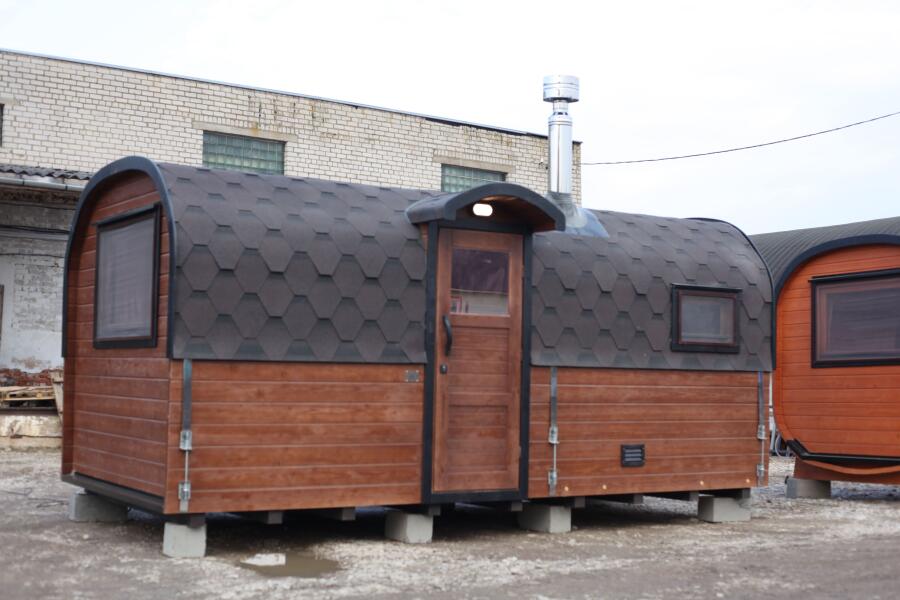 Квадрохаус баня 5 м с козырьком, боковой вход , фото 15