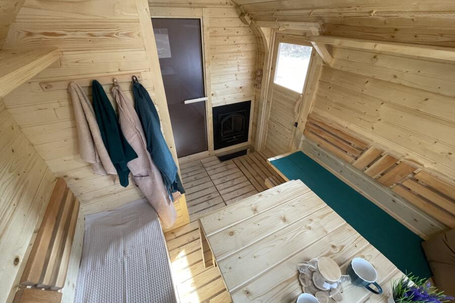 Квадрохаус баня 5 м с козырьком, боковой вход , фото 18