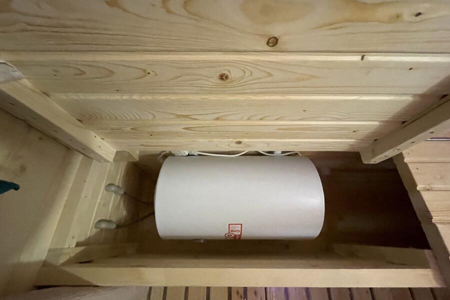 Квадрохаус баня 6 м с козырьком, боковой вход, фото 7