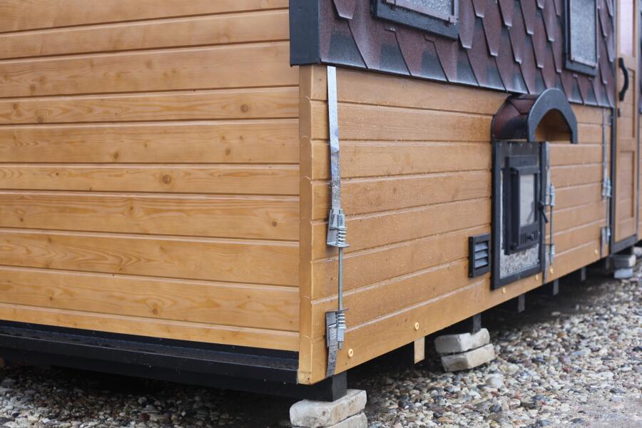 Квадрохаус баня 6 м с козырьком, боковой вход, фото 14