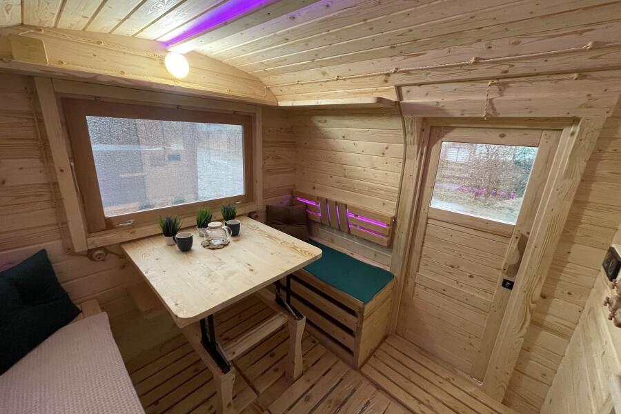 Квадрохаус баня 6 м с козырьком, боковой вход, фото 15