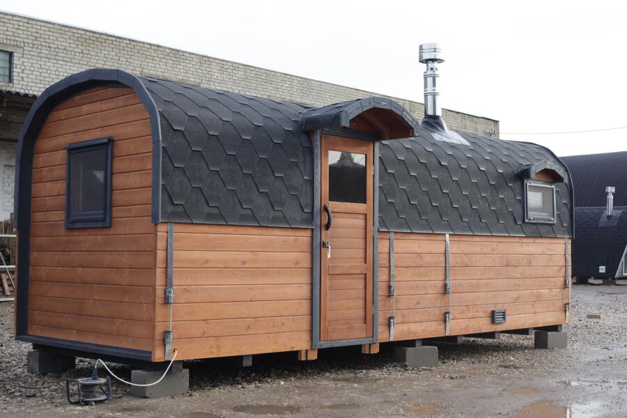 Квадрохаус баня 6 м с козырьком, боковой вход, фото 19