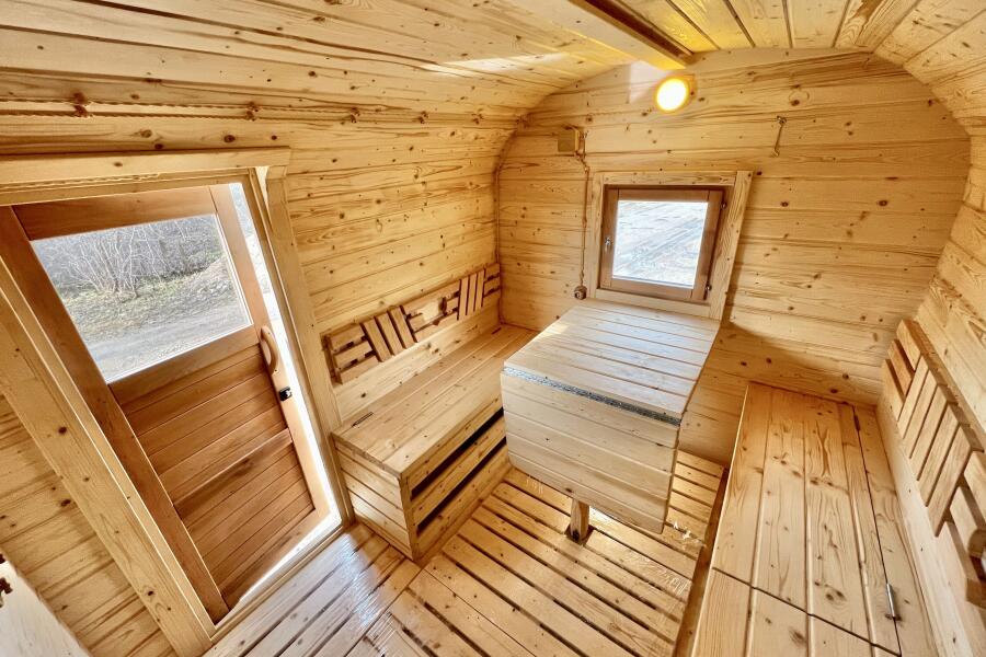 Квадрохаус баня 6 м с козырьком, боковой вход, фото 20