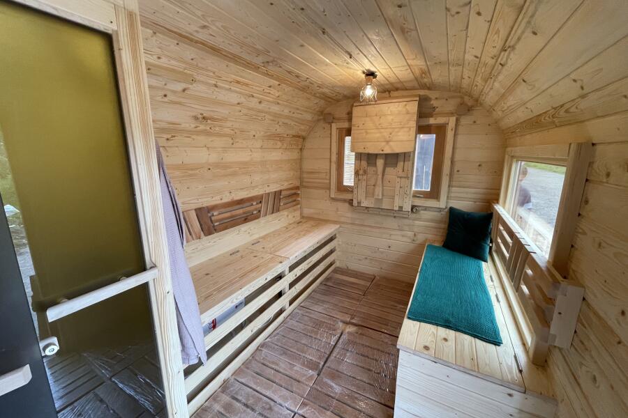 Квадрохаус баня 6 м с козырьком, 2 комнаты, боковой вход, фото 18