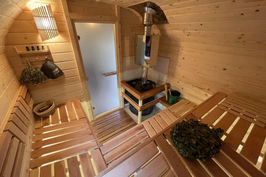 Квадрохаус баня 6 м с козырьком, 2 комнаты, боковой вход, фото 21