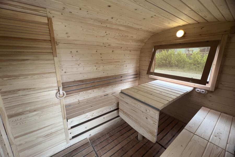 Квадро баня 6 м с козырьком, 2 комнаты, боковой вход, фото 5