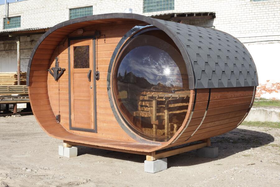 Баня овальная Батискаф 2,4х4 м , фото 3