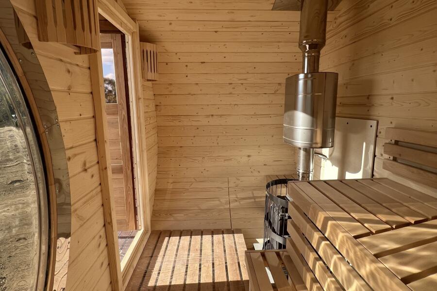 Баня овальная Батискаф 2,4х4 м , фото 8