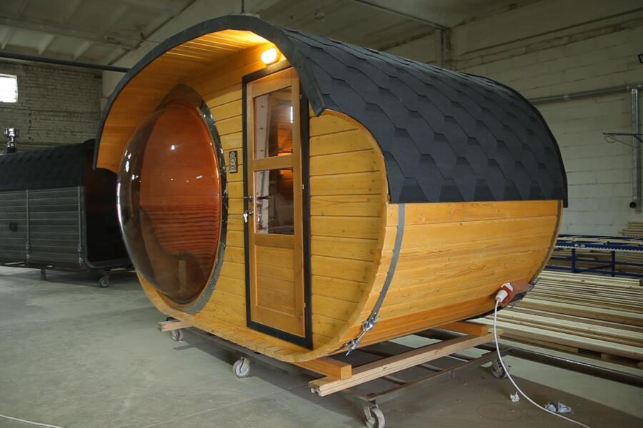 Баня овальная Батискаф 2,4х4 м , фото 15