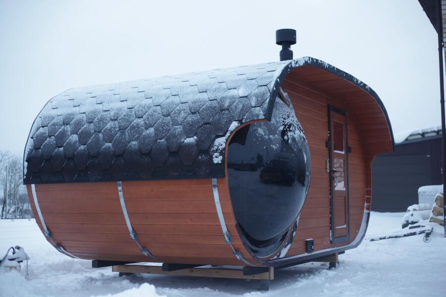 Баня овальная Батискаф 3х5 м , фото 3